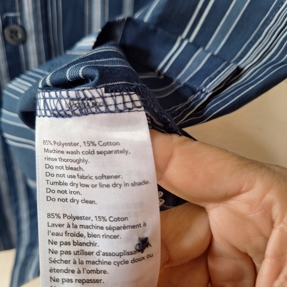 Outdoor Research Mens Striped Short Sleeve Button Down Shirt Size M - Picture 7 of 9